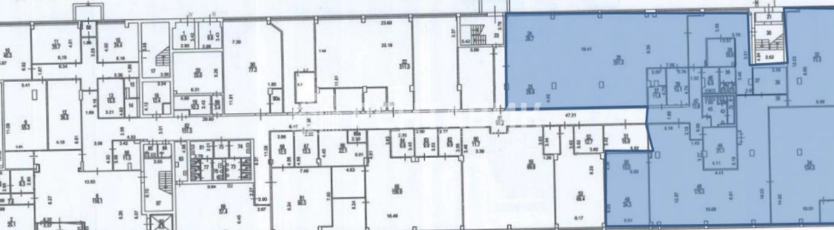 Офис Диапазон, строение 3 площадью 996 квадратных метров