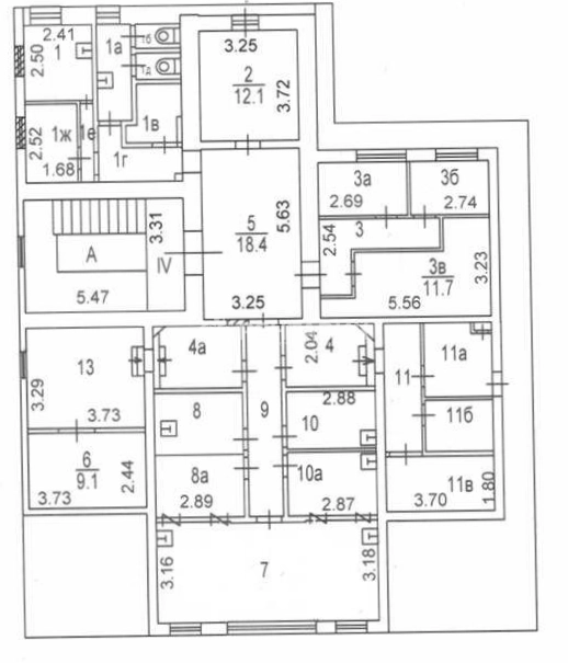 Офис Климентовский, 12с1 площадью 212.2 квадратных метров