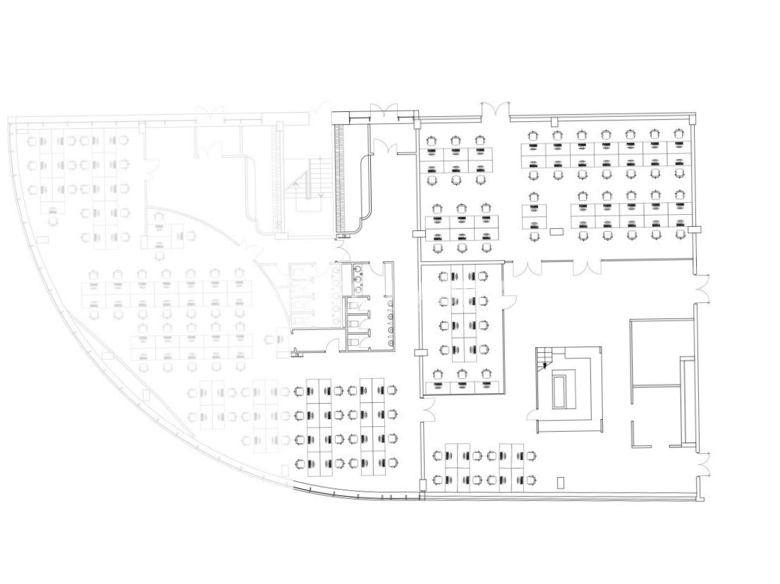 Офис Poklonka Place / Поклонка Плейс площадью 532.4 квадратных метров