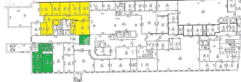 Офис Central City Tower/Централ Сити Тауэр, строение 2 площадью 278.9 квадратных метров