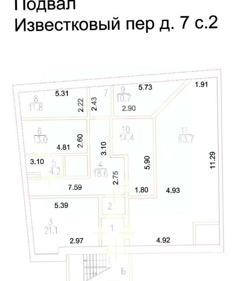 Здание целиком Известковый, 5с2 площадью 1639.2 квадратных метров