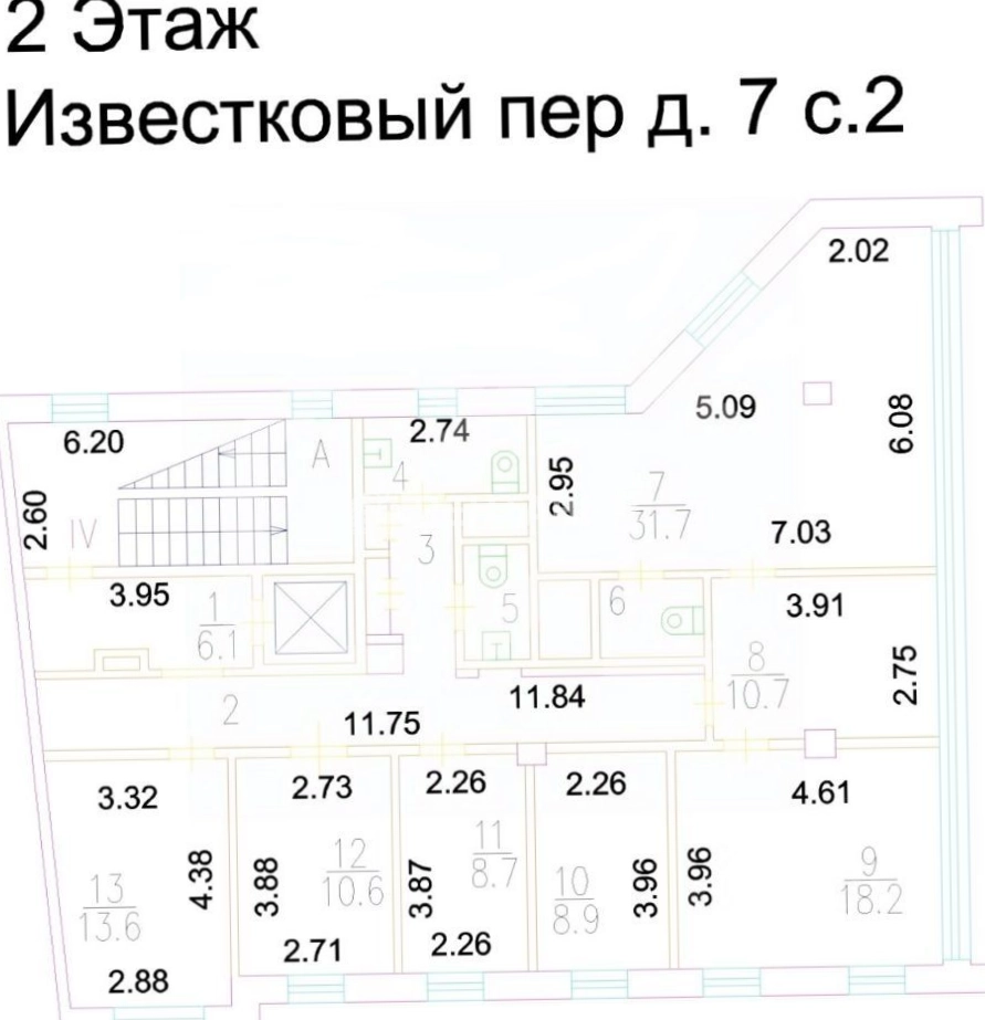 Здание целиком Известковый, 5с2 площадью 1639.2 квадратных метров
