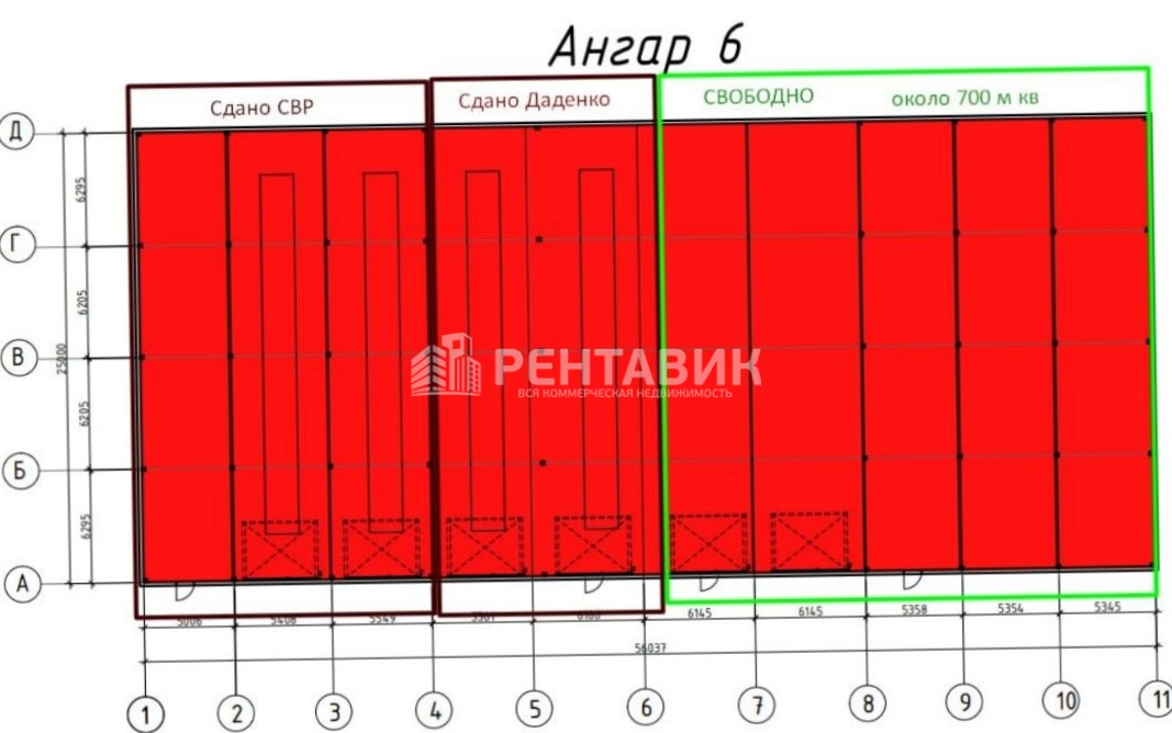 Производство Промзона Уткина Заводь площадью 2016 квадратных метров
