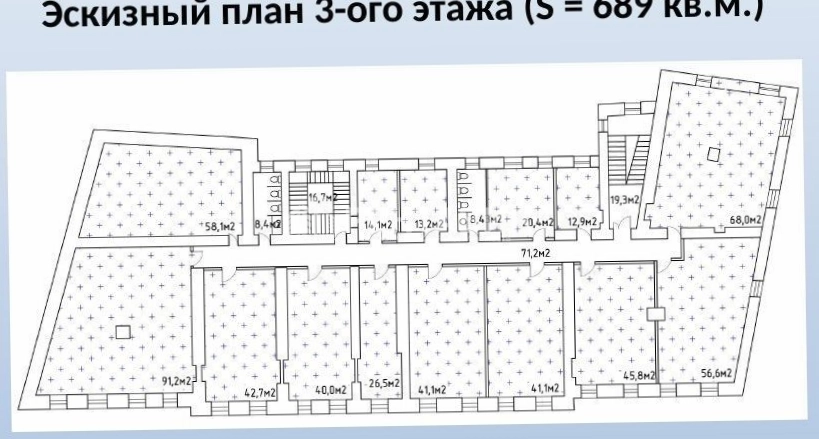 Здание целиком Чапаева, 7 площадью 2235 квадратных метров