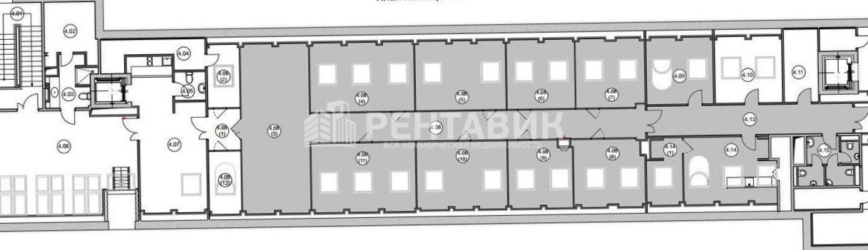 Офис Девятая типография, 40Гс4 площадью 324.9 квадратных метров