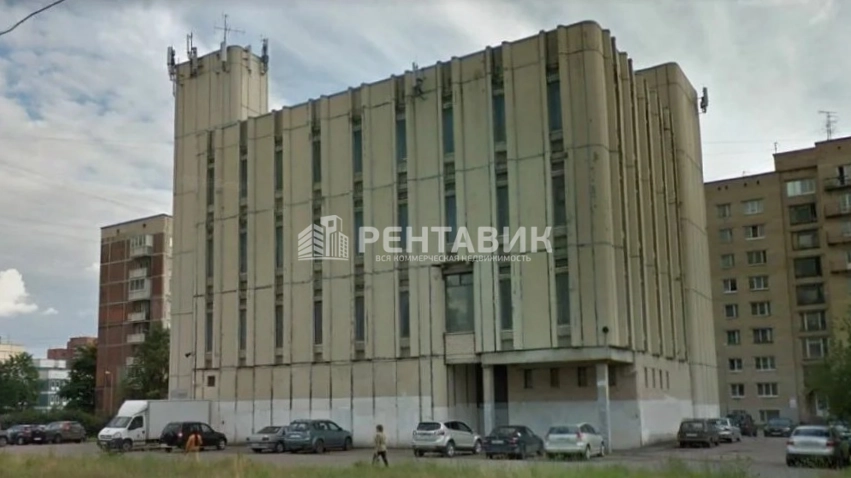 фасад дома, здание по адресу г Санкт-Петербург, пр-кт Наставников, д 44 к 1