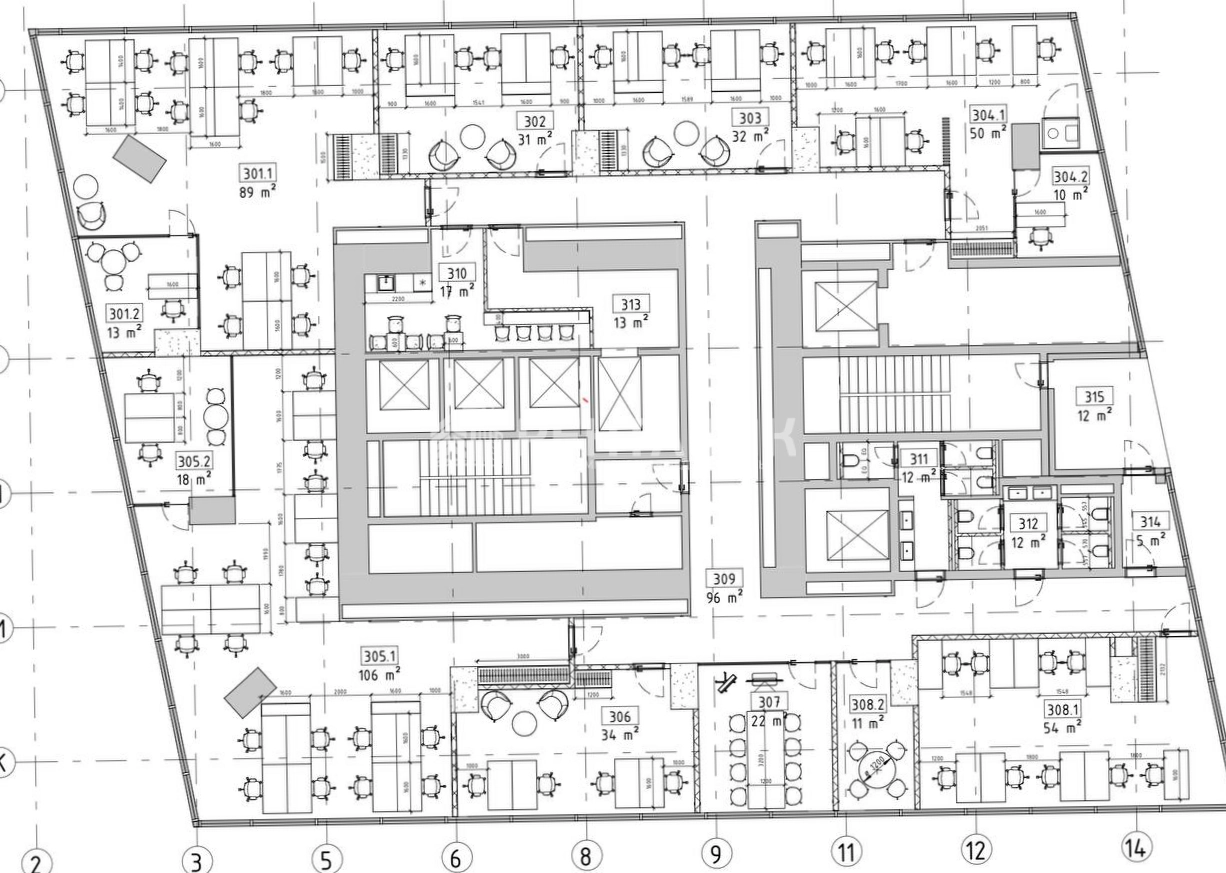 Офис Дом на Мосфильмовской площадью 650 квадратных метров