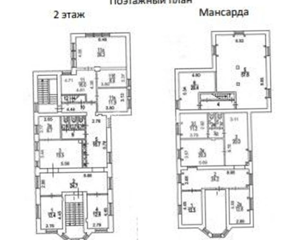 Здание целиком Моховая 11с13 площадью 780 квадратных метров