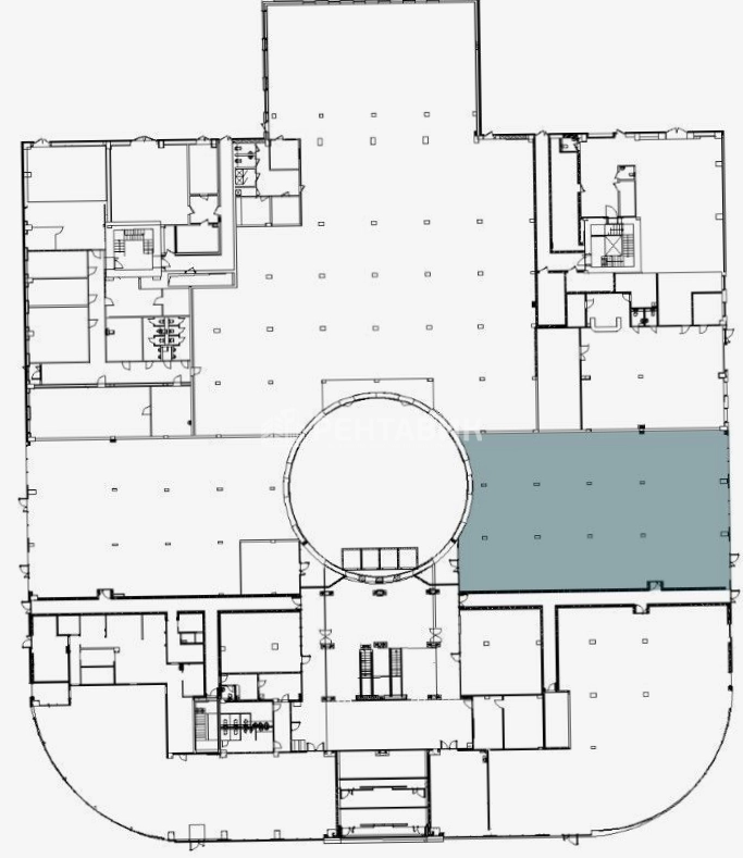 Офис Т4 площадью 525 квадратных метров