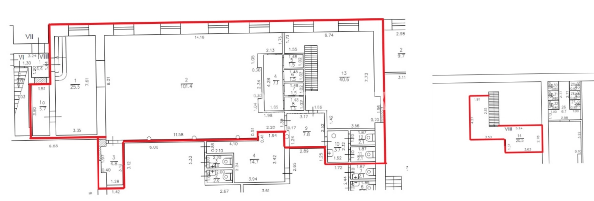 Офис Рябовская мануфактура, строение 3 площадью 227.3 квадратных метров