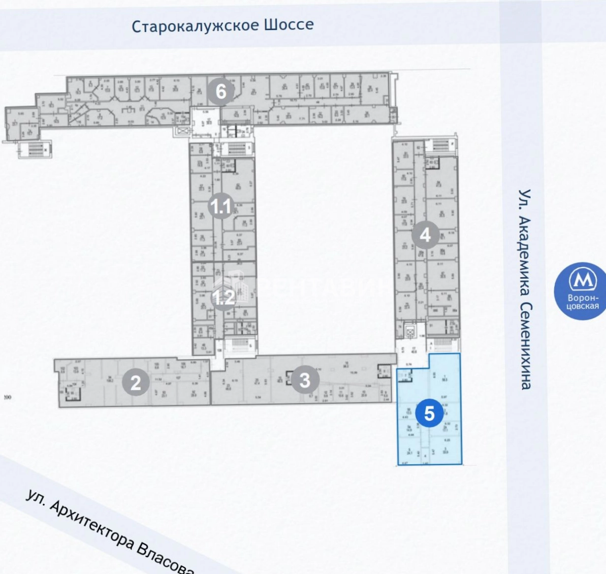 Офис Валлекс площадью 236.1 квадратных метров