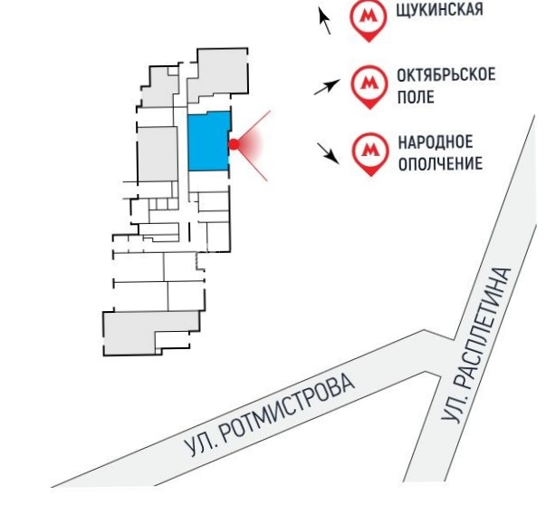 Торговая площадь Театральный квартал площадью 63.7 квадратных метров