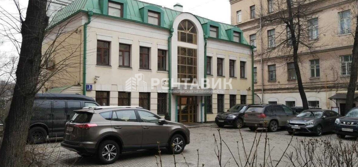 фасад дома, здание по адресу г Москва, ул Казакова, д 3 стр 2