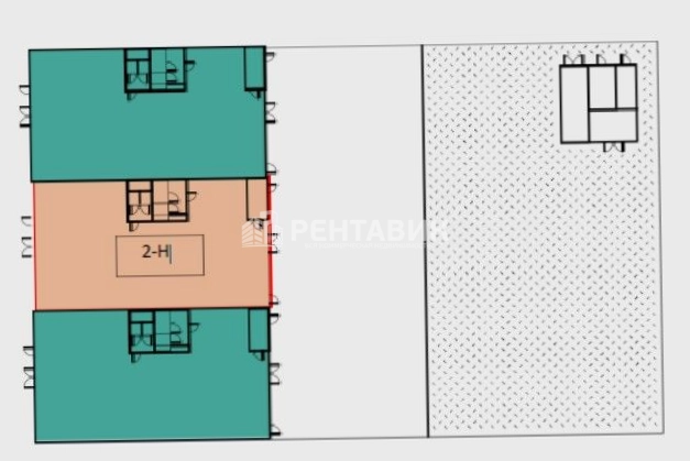 Помещение свободного назначения Business Hub площадью 393.1 квадратных метров