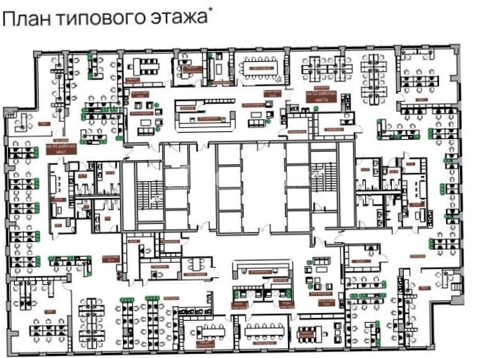 Офис ЗИЛ комплекс А площадью 27550.4 квадратных метров
