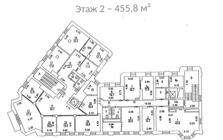 Здание целиком Якиманка площадью 2996.6 квадратных метров