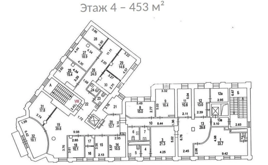 Здание целиком Якиманка площадью 2996.6 квадратных метров