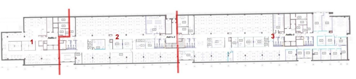 Офис Эрмитаж Плаза площадью 8641.68 квадратных метров