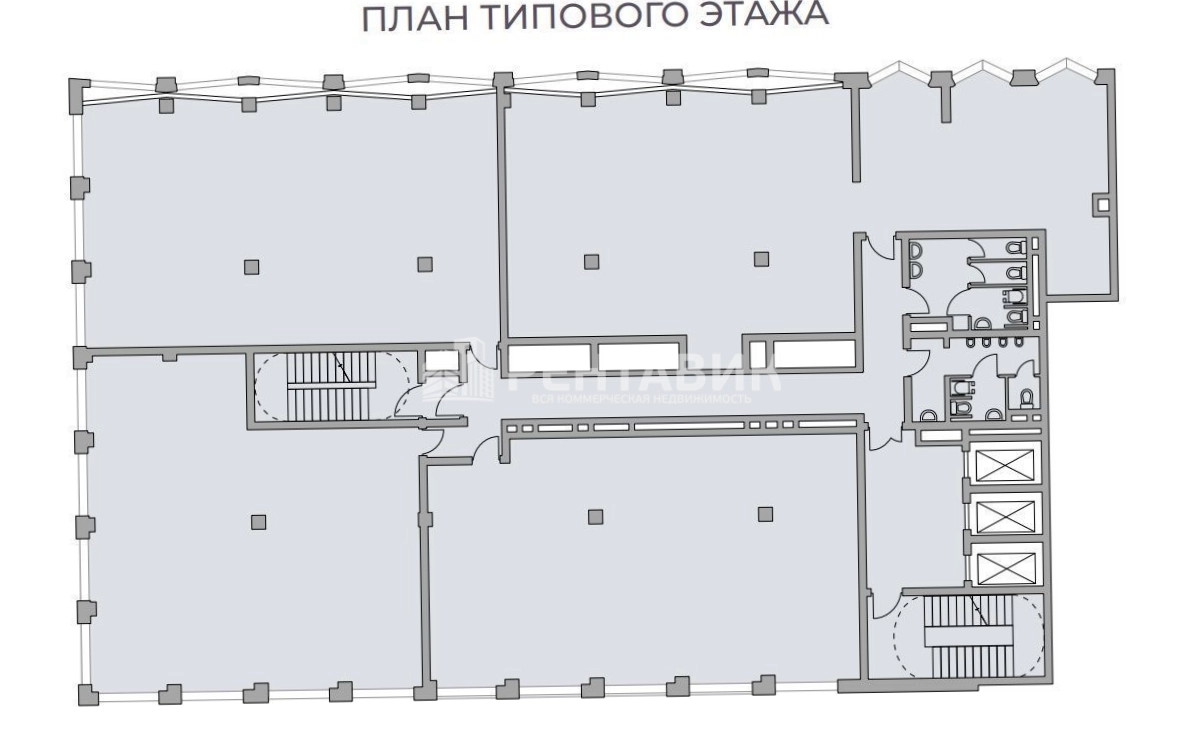 Здание целиком Мневники площадью 6418 квадратных метров