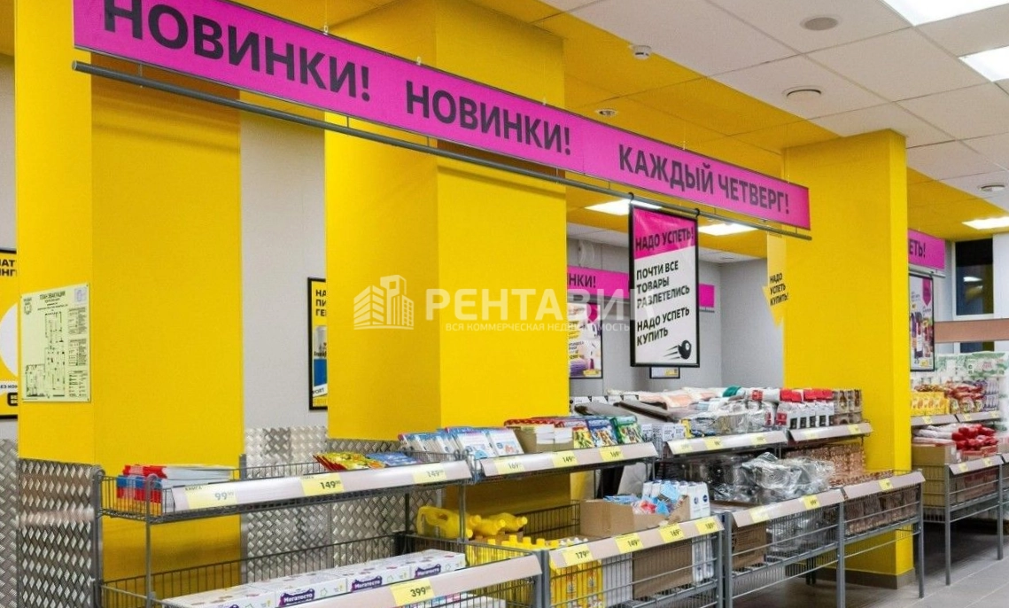 Торговая площадь Первомайская, 33 площадью 531 квадратных метров