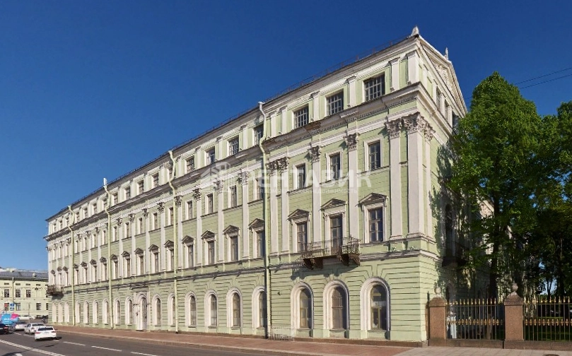 фасад дома, здание по адресу г Санкт-Петербург, ул Миллионная, д 5