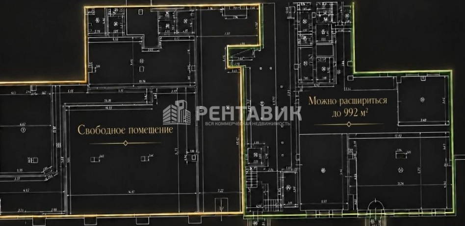 Помещение свободного назначения Миклухо-Маклая, 42Б площадью 493.9 квадратных метров