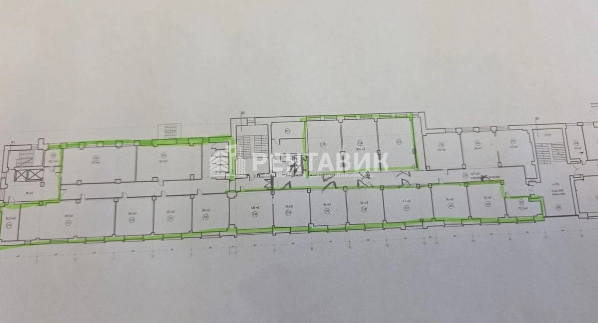 Офис Мост площадью 1100 квадратных метров
