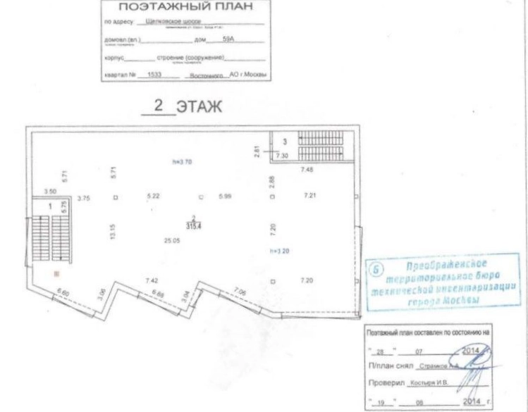 Здание целиком Щелковское, 59А площадью 750 квадратных метров
