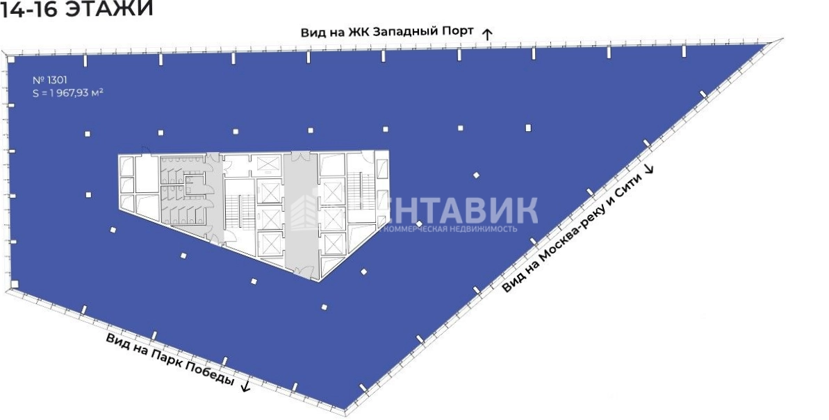 Офис ПОРТА площадью 3918 квадратных метров
