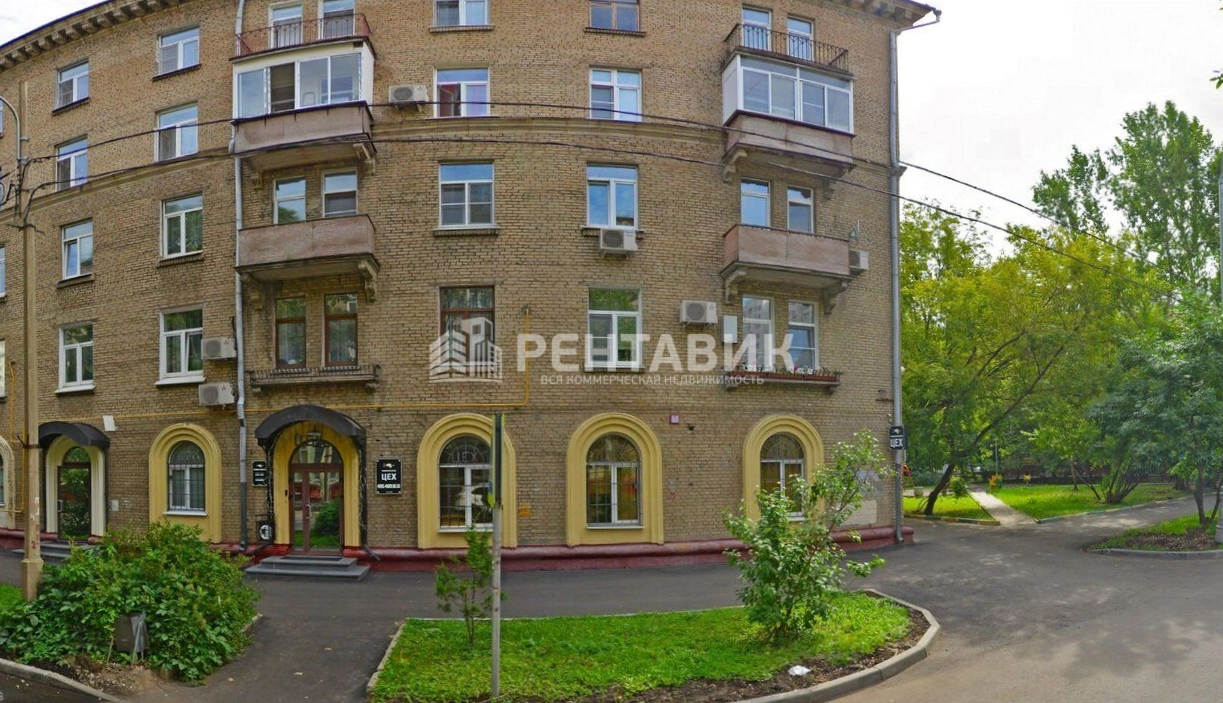 фасад дома, здание по адресу г Москва, 6-й Новоподмосковный пер, д 4