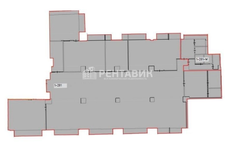 Офис Красный Пролетарий, строение 1 площадью 559.7 квадратных метров