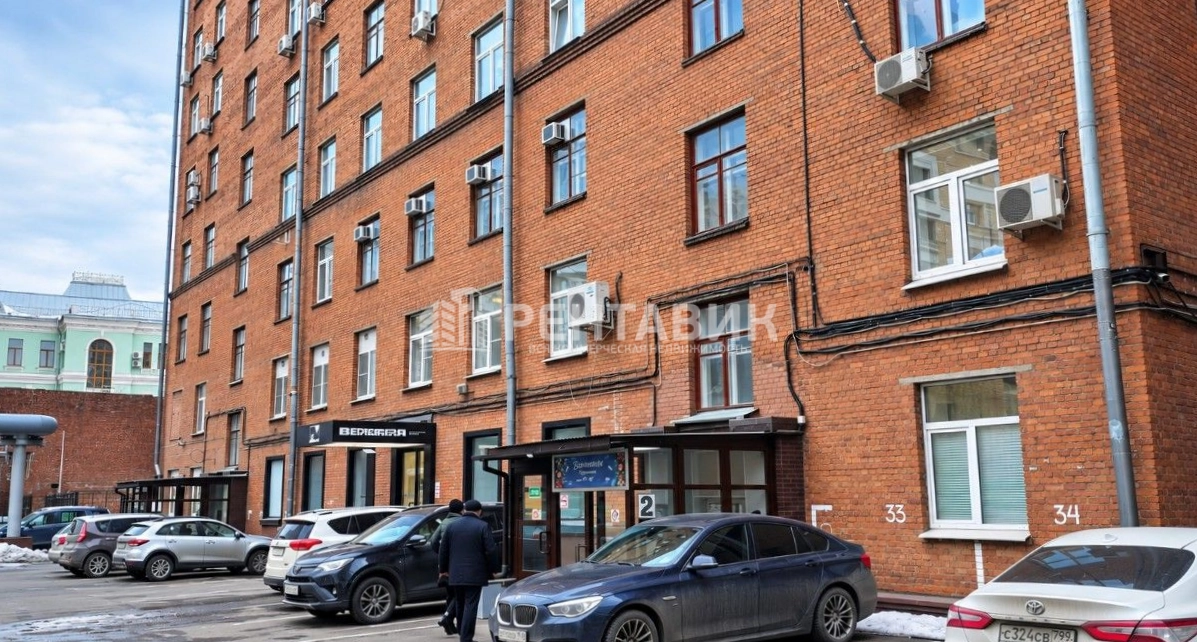 фасад дома, здание по адресу г Москва, Большой Саввинский пер, д 9 стр 2