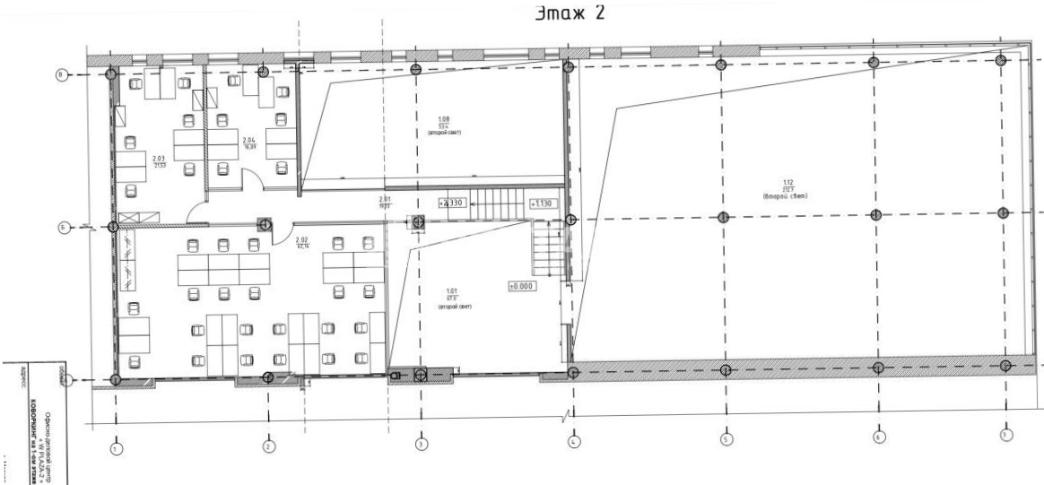 Офис W Plaza II - В Плаза II площадью 705 квадратных метров