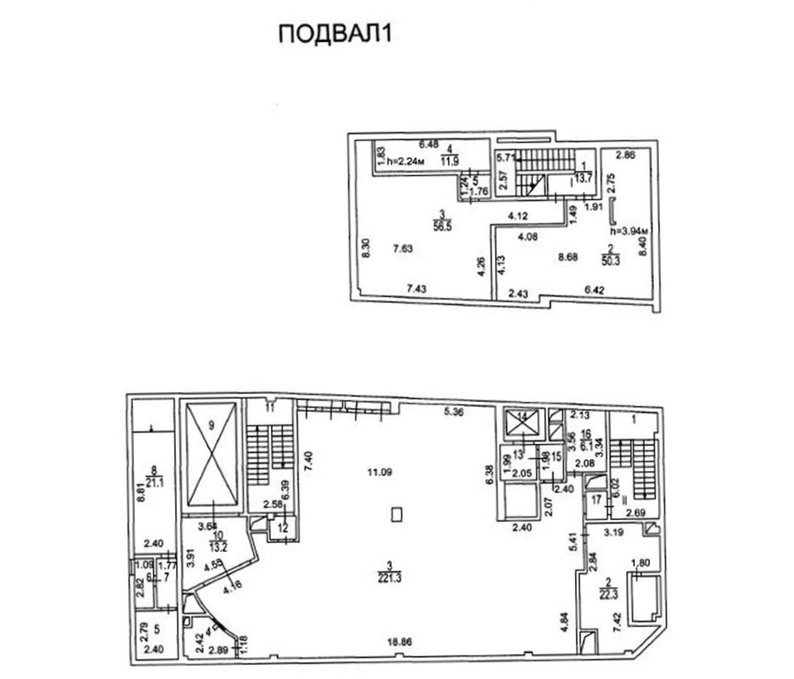 Здание целиком Садовая-Кудринская, 1 площадью 3573 квадратных метров