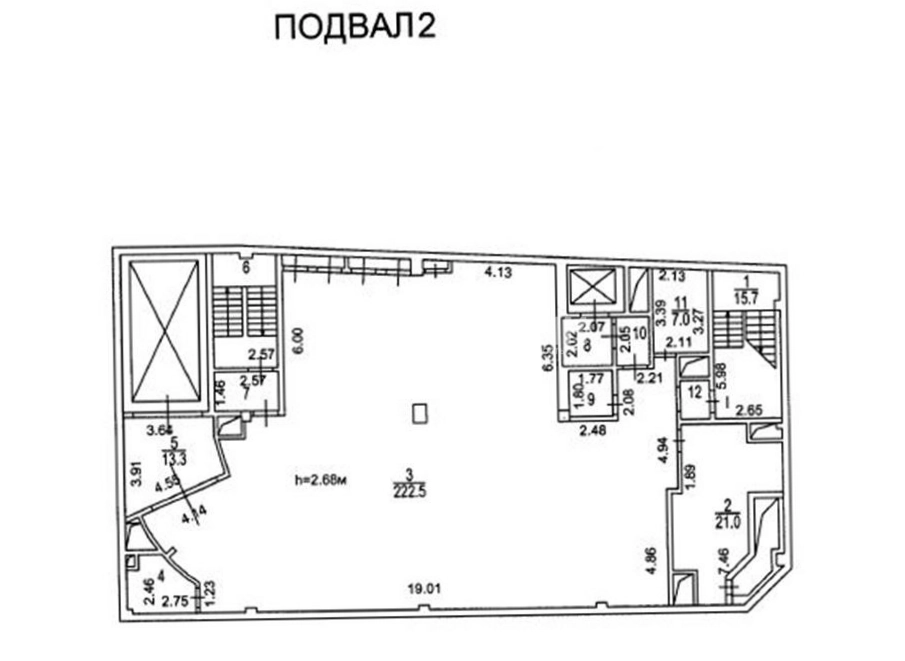 Здание целиком Садовая-Кудринская, 1 площадью 3573 квадратных метров
