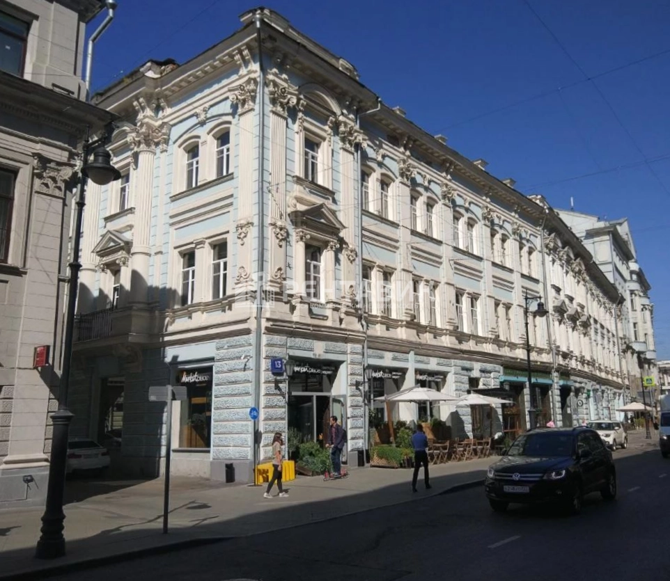 фасад дома, здание по адресу г Москва, ул Мясницкая, д 13 стр 3 