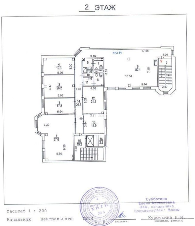 Офис Дубининская, 43-45 площадью 1020.5 квадратных метров