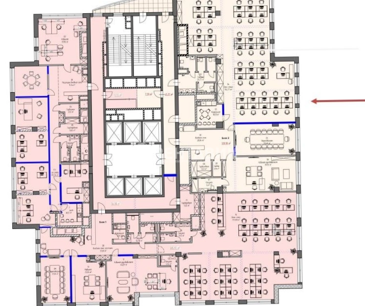 Офис Central Park Tower - Цэнтрал Парк Тауэр площадью 434.3 квадратных метров