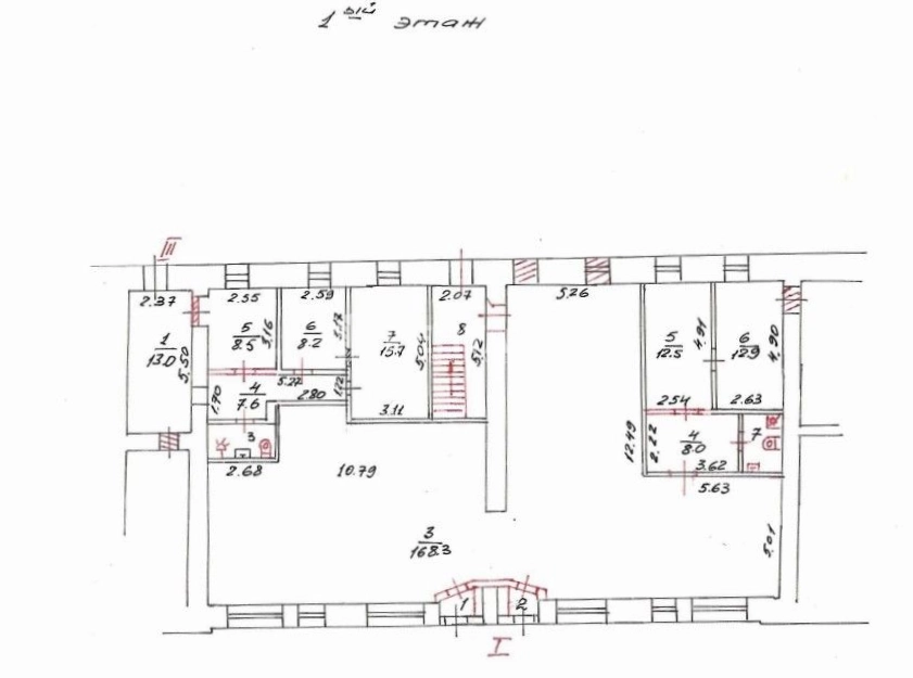 Торговая площадь Старая Басманная, 7с1 площадью 160 квадратных метров