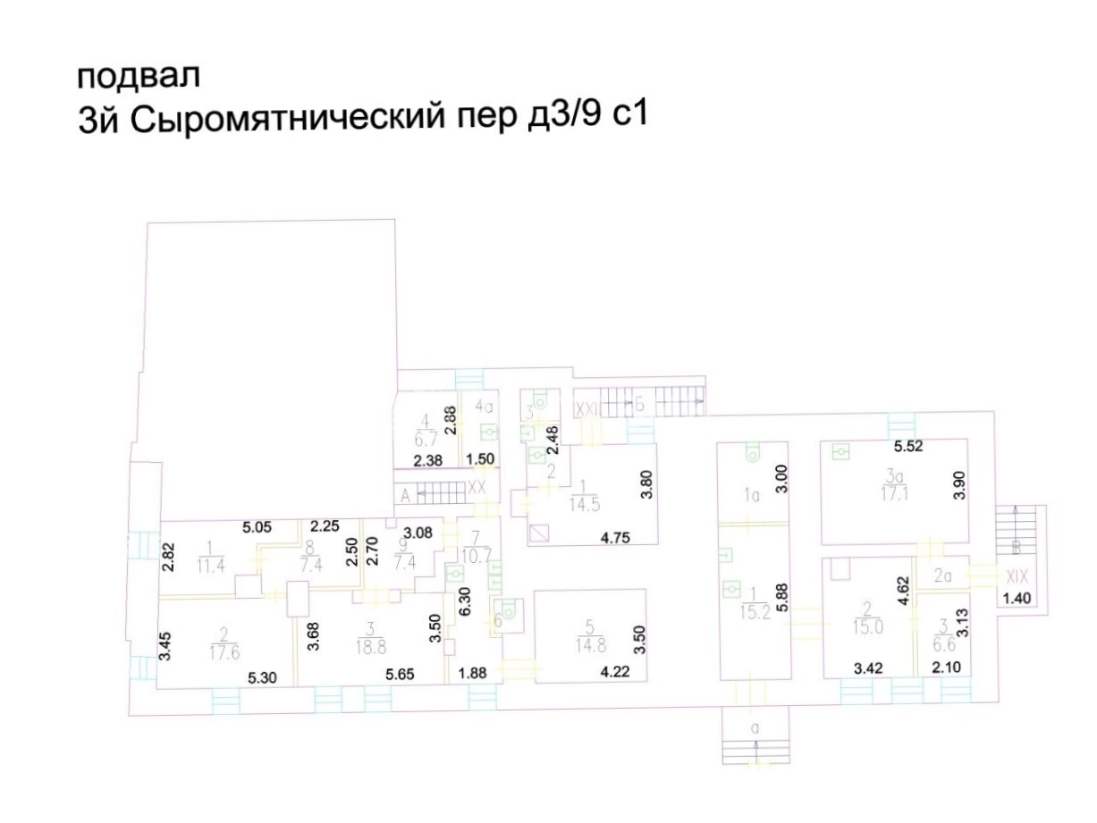 Здание целиком Сыромятники. Строение 1 площадью 3746.8 квадратных метров