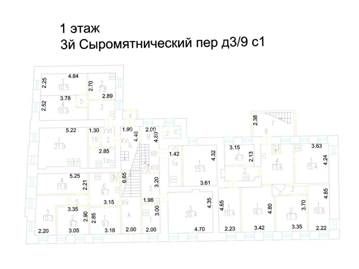 Здание целиком Сыромятники. Строение 1 площадью 3746.8 квадратных метров