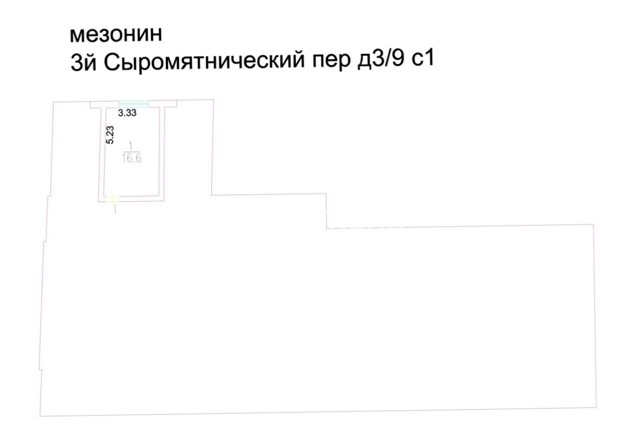Здание целиком Сыромятники. Строение 1 площадью 3746.8 квадратных метров