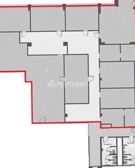 Офис Клевер площадью 438 квадратных метров