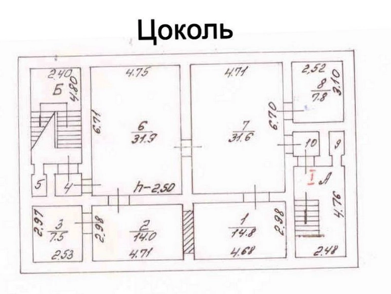 Здание целиком Зои и Александра Космодемьянских, 7А площадью 274 квадратных метров
