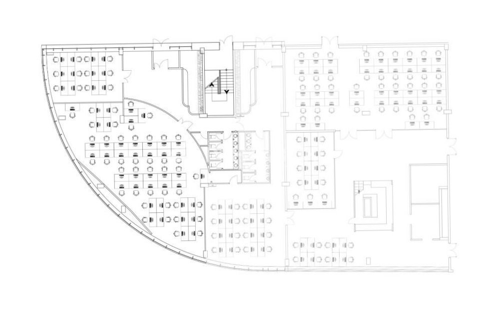 Офис Poklonka Place / Поклонка Плейс площадью 341.47 квадратных метров