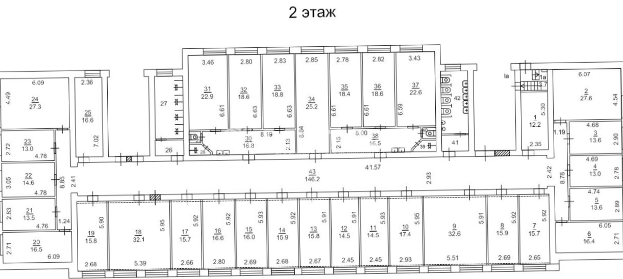 Помещение свободного назначения 1-я Машиностроения, 5 площадью 4802.1 квадратных метров