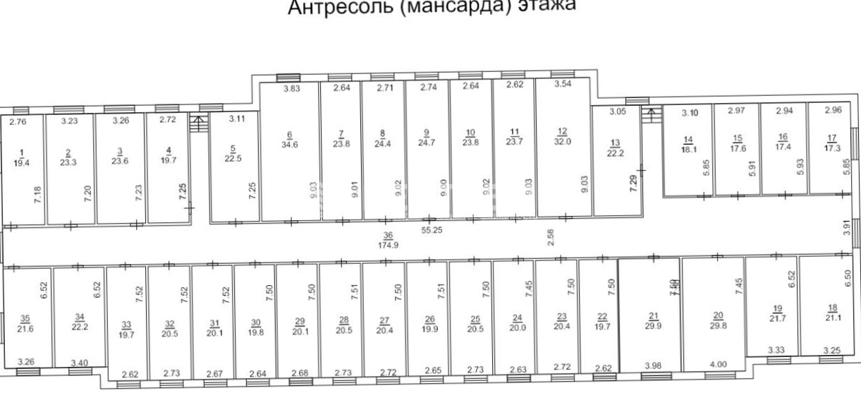 Помещение свободного назначения 1-я Машиностроения, 5 площадью 4802.1 квадратных метров