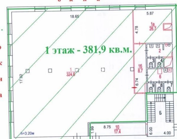 Офис Золоторожский Вал, 34с6 площадью 382 квадратных метров