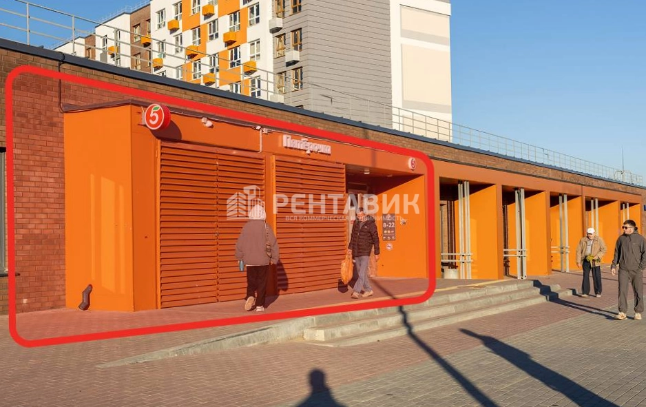 Торговая площадь ЖК Новая Рига площадью 487 квадратных метров