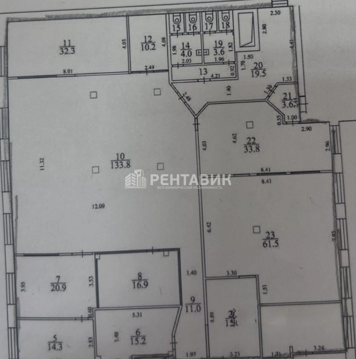 Офис Ferrein Plaza / Феррейн Плаза площадью 430.3 квадратных метров
